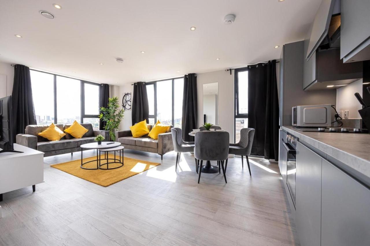 Contemporary 3 Bedrooms Apartment Manchester City Exteriér fotografie
