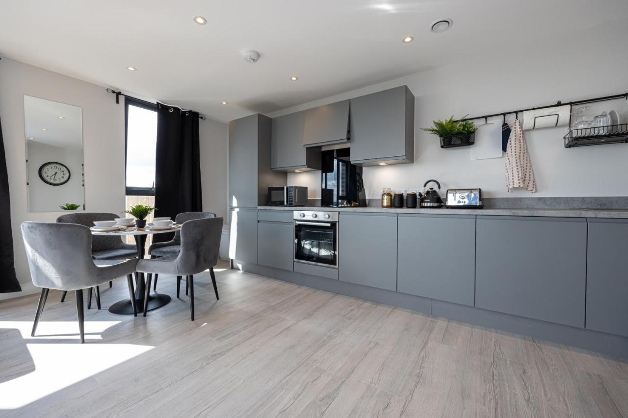 Contemporary 3 Bedrooms Apartment Manchester City Exteriér fotografie